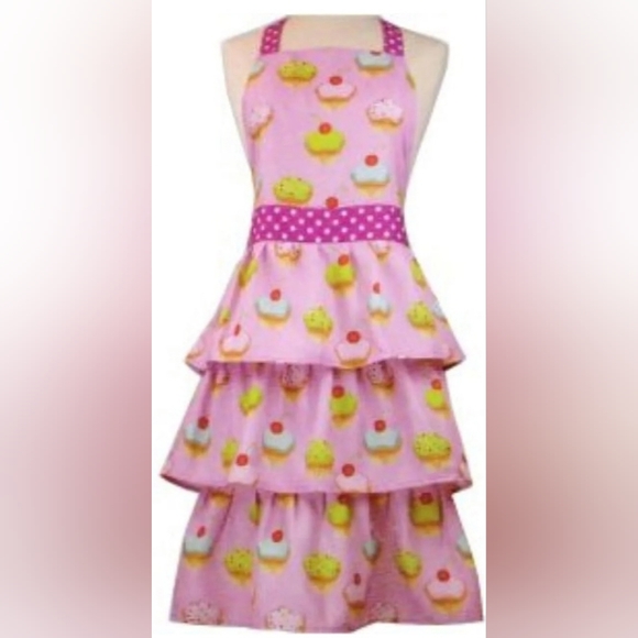 NEW GOURMET CLUB CUPCAKES APRON ABSOLUTELY ADORABLE BRAND NEW - Picture 13 of 13